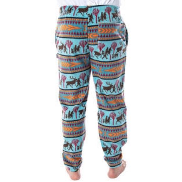 Disney Frozen II/ 2 Fair Isle Fleece Pajamas Pants NWT - Picture 4 of 7